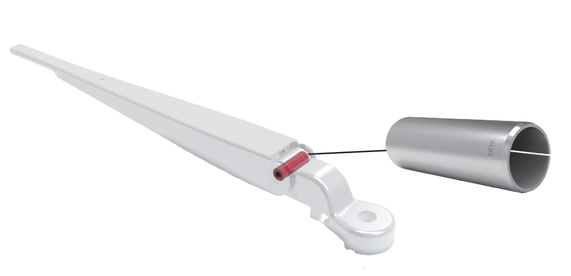 bushing for windshield wiper arm
