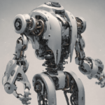 Robot showing interior actuators