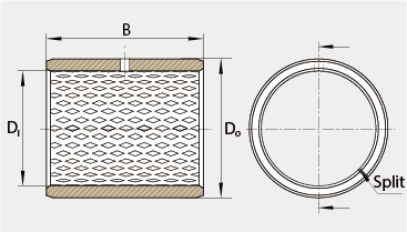 Bronze bushing diagram